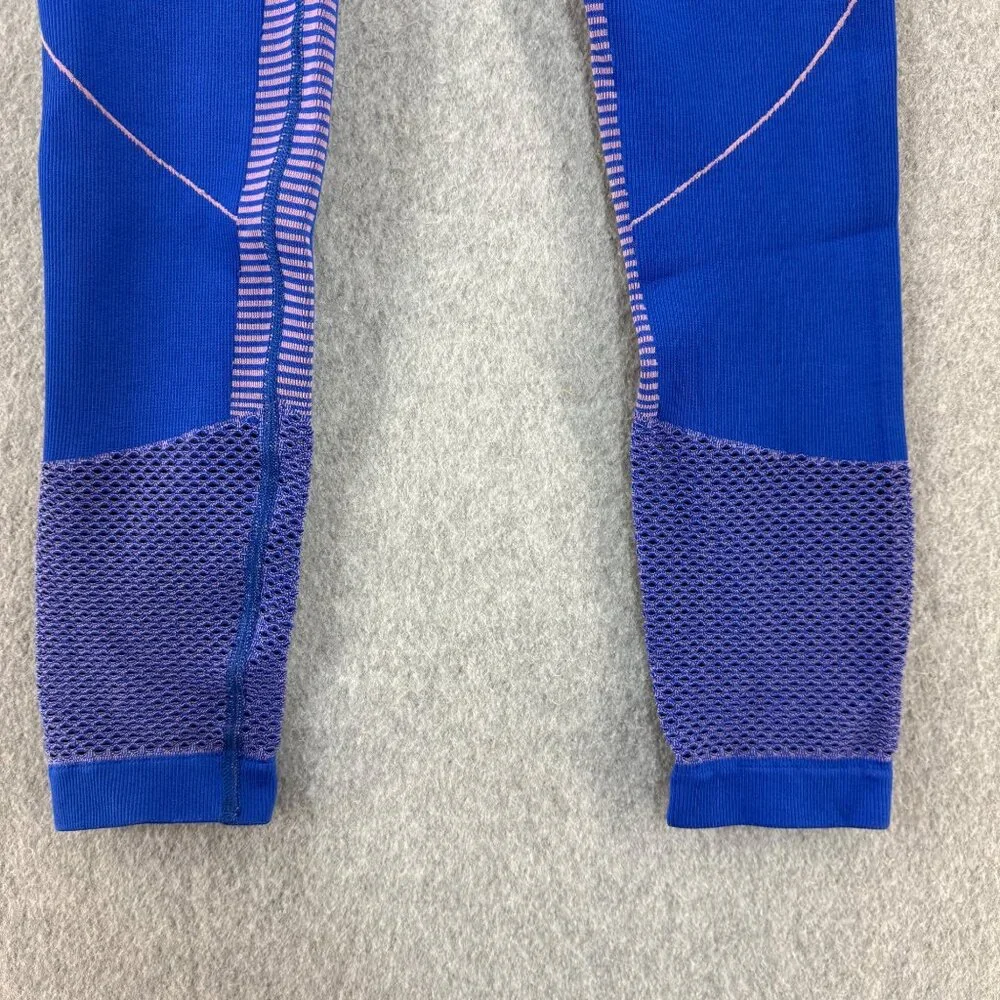 LAPP.‎ Womens Size Large Full Length Blue Purple Leggings Workout Athletic Gym